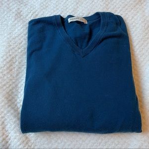Old Navy Cobalt Blue Mens V-Neck Pullover Sweater Large